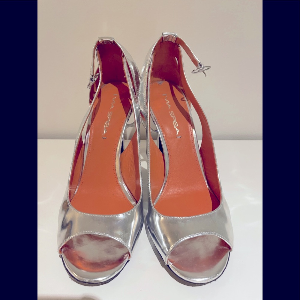 Via Spiga metallic heels